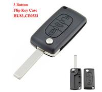 Für Peugeot Expert 2006-2016 Auto Klapp Schlüssel Gehäuse Fernbedienung 3 Tasten