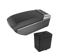 Für Peugeot Für Partner Für Tepee Modifikation Der Mittelarmlehne Erhöhung Der Mittelkonsole Doppellagige Ablagebox Armlehne Handschuhfach(B3straight Whiteline)