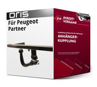 Anhängerkupplung abnehmbar für Peugeot Partner 06.2015-05.2018 inkl. EBA top neu