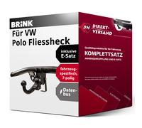 BRINK Anhängevorrichtung BMA mit abnehmbarem Kugelkopf für VW Polo V 1.4 TDI 1.0 TSI 1.6 1.2 BiFuel 1.8 GTI 230 2.0 R WRC 16V