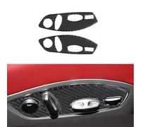 für Porsche 718 2016-2022 Kohlefaser Aufkleber Abdeckung der Sitzverstellleiste