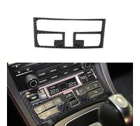 für Porsche 718 2016-2022 Kohlefaser Aufkleber Klimakontrolle Paneelabdeckung