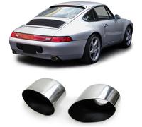 Für Porsche 911 993 3.6 200kw 210kw 1993-1997 Auspuff Endrohre Edelstahl poliert