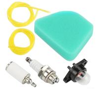 Für Poulan Kettensägen-Luftfilter-Set inkl. Kraftstoffleitung für 2150 2055 2375 1950 2050 2075 1975 Modelle Ersatz für OEM 530069216 530069247 530071835