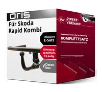 Oris Anhängerkupplung abnehmbar Kugelstange von unten gesteckt - SKODA RAPID Spaceback