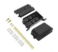 für relais Sicherungskasten 6-Fach Wasserdicht für Auto Boot(6-channel) | 6-Fach Sicherung, wasserdichtes Gehäuse, staubgeschützt, für 12V-24V Systeme, Auto und Marine