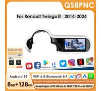 Für Renault twingo III 2014-24 AutoRadio GPS Carplay BT5.4 WIFI 6 8+128GB+360KAM