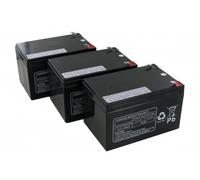 für Rolektro BT 100, 3 x Blei-AGM Akku 12V 12Ah