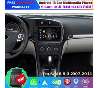 Für Saab 9-3 2007-2011 Touchscreen Autoradio GPS Android13 BT CarPlay Navigation