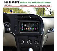 Für SAAB 9-3 93 2007-2011 Navigation GPS Autoradio DAB+ CarPlay Android14 Video