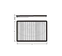 Innenraumfilter Pollenfilter SAK191 für Renault MEGANE II LM EM BM dCi 1.4 - 2.0