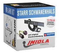 Westfalia Anhängerkupplung abnehmbar Kugelstange von unten gesteckt - SEAT IBIZA IV ST