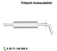 für Seat Toledo IV Skoda Rapid Spaceback 1,0 TSI Mitteltopf Auspuffanlage ##