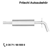 für Seat Toledo Skoda Rapid Spaceback 1,2 TSI KG3 NH Mitteltopf Auspuff k
