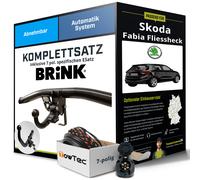 Für SKODA Fabia III Typ NJ3 Anhängerkupplung abnehmbar +eSatz 7pol 14-18 NEU