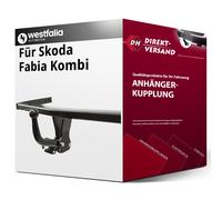 Westfalia Anhängerkupplung starr mit angeschraubtem Kugelkopf - SKODA FABIA I Praktik