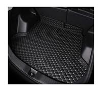 Für Skoda Für Karoq 2018-2022 Für Kamiq Für Kodiaq 2019-2023 PU Leder Angepasst Kofferraum Matte Zubehör Teppich Kofferraum Schutzmatte Antirursch(Black beige B)