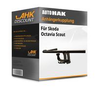 Anhängerkupplung abnehmbar für Skoda Octavia III Scout Kombi 2013-2019 inkl. ABE
