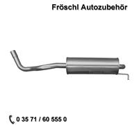für Skoda Roomster Rapid Spaceback 1.6i 105PS BTS Endtopf NSD c