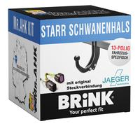 Für Smart 1 ab 23 Brink Anhängerkupplung starr mit 13pol spezifisch