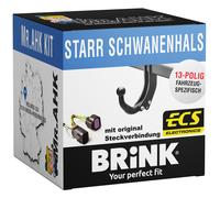 Für Smart 1 ab 23 Brink Anhängerkupplung starr mit 13polig spezi.