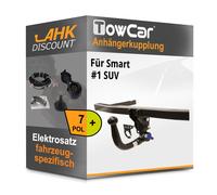 Für Smart #1 SUV 06.2022-jetzt TOWCAR Anhängerkupplung abnehmbar + 7polig E-Satz
