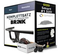 Für SMART #1 SUV Anhängerkupplung starr +eSatz 13pol 06.2022-jetzt AHK