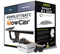 Für SMART #1 SUV Anhängerkupplung starr +eSatz 13pol 06.2022-jetzt NEU
