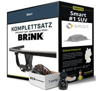 Für SMART #1 SUV Anhängerkupplung starr +eSatz 7pol 06.2022-jetzt AHK