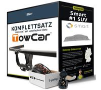 Für SMART #1 SUV Anhängerkupplung starr +eSatz 7pol 06.2022-jetzt NEU