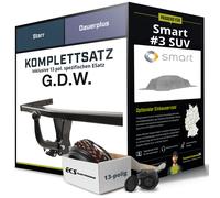 Für SMART #3 SUV Anhängerkupplung starr +eSatz 13pol 06.2023-jetzt NEU