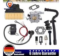 Für STIHL Walbro MS210 MS230 MS250 021 023 025 Vergaser Satz Zündspule Zündkerze