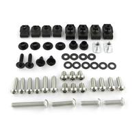 Für Suzuki DL1000 Für V-Strom 1000 2002-2012 Komplettes Verkleidungsschrauben-Kit Motorradzubehör Edelstahl(Silber)