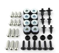 Für Suzuki Für GSX-S750 2015 2016 Motorrad Komplettes Komplettes Verkleidungsschrauben-Kit Edelstahl-Geschwindigkeitsmuttern Verkleidungsclips