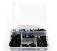 Für Suzuki Für GSXR1000 2017 2018 2019-2024, Komplette Abdeckung, Komplettes Verkleidungsschrauben-Set, Stahlklammern, Karosserieschrauben, Muttern(Schwarz)