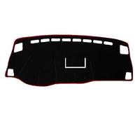 Für Suzuki Für Liana 2011 2012 2013 Mit Uhr Auto Dashboard Abdeckung Dash Matte Teppich Dash Board Sonnenschutz(Red,LHD)