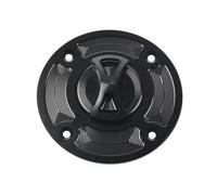 Für Suzuki GSX600F GS600F GSF1200 Für Bandit SV650 GSXR 600 750 GSXR 1000 1300 Motorrad Tankdeckel Abdeckung Tankdeckel(Schwarz)