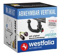 Für Taigo VW ab 21 Westfalia Anhängerkupplung abnehmbar mit 13pol spezifisch