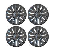 Für Tesla Für Modell Für Y 19 Zoll 2020-2024 4 STÜCKE Radkappe Automobilersatz Radkappe Vollrandabdeckung Zubehör Radkappen(Gun Grey)