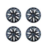 Für Tesla Für Modell Für Y 2020-2024 4 STÜCKE Radkappe 19 Zoll Radkappen Automobil Ersatz Radkappe Vollrandabdeckung Zubehör(Bright Black)