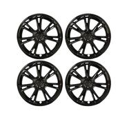 Für Tesla Für Modell Für Y 4PCS Radkappenersatz 19-Zoll-Radkappe Auto-Radkappe Vollrandabdeckung Zubehör 2018-2024(Bright Black)