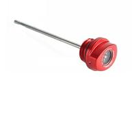 Für Touring Für Road Für Glide ST Für CVO Für FLTRX Für Street Für Für FLHX 2024 Motorrad Ölmessstab Öltemperaturanzeige Ölthermometer Gewinde(Red)