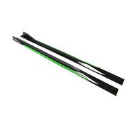 Für Toyota Auto Seitenschweller Seitenschwellerverlängerung Kipphebelplatte Lip Separator Stoßstange 8 Stück 2 M/2,2 M Universal Einstiegblech Seitenschweller(2.2M Black Green)