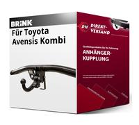 Brink Anhängerkupplung abnehmbar Kugelstange von schräg unten gesteckt - TOYOTA AVENSIS Kombi