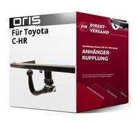 Oris Anhängerkupplung abnehmbar Kugelstange von unten gesteckt - TOYOTA C-HR