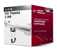 G.D.W. Anhängekupplung abnehmbar passend für Toyota C-HR 10.2023-jetzt neu