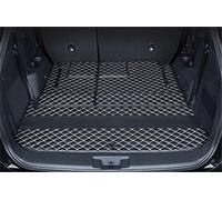 Für Toyota Für Highlander XU70 Für Kluger 2020 2021 2022 2023 Hybrid-Leder-Kofferraum-Schutzmatte Teppiche Laderaumabdeckung Car Kofferraummatte(3PCS Black Beige)