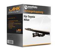 Westfalia Anhängebock mit 4-Loch-Flanschkugel - TOYOTA HILUX VII Pick-up