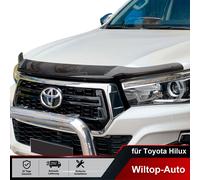 für Toyota Hilux Revo 2015-20 Motorhaube Deflektor Steinschlagschutz Schwarz DE