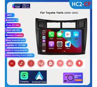Für Toyota Yaris 2005-2012 Autoradio Android 10 GPS Navi CarPlay WIFI 2+32G BT